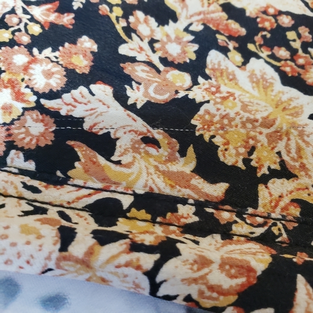 Anthropologie Floral Pants - Black and Cream - Picture 11 of 16